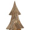 vidaXL &Aacute;rbol de Navidad Marr&oacute;n 181,5 cm Madera de teca maciza