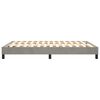 vidaXL Estructura de cama con somier terciopelo gris claro 140x200 cm