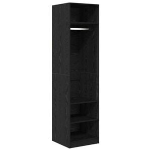 vidaXL Armario Roble Negro 50 x 50 x 200 cm Madera de ingenier&iacute;a