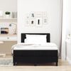 vidaXL Cama tipo Box Spring con cabecera Negro 120 x 190 cm tela