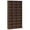 vidaXL Estanter&iacute;a de CD contrachapada marr&oacute;n roble 102x23x177,5 cm