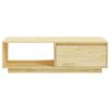 vidaXL Mesa de centro de madera maciza de pino 110x50x33,5 cm