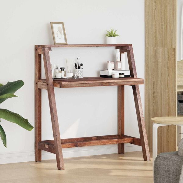 vidaXL Escritorio Marr&oacute;n 90 x 50 x 103 cm Madera s&oacute;lida recuperada