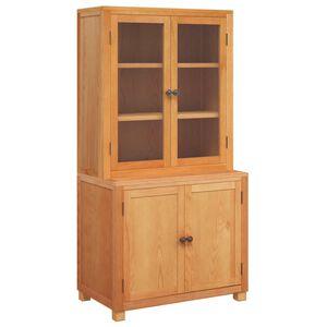 vidaXL Conjunto de Muebles de Almacenaje con puerta 2 uds. Marr&oacute;n