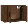 vidaXL Mueble para TV de pared roble marr&oacute;n 57x34,5x40 cm