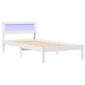 vidaXL Estructura de cama 75 x 190 cm Madera de pino macizo