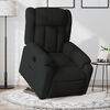 vidaXL Sill&oacute;n el&eacute;ctrico reclinable elevable de tela negro