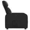 vidaXL Sill&oacute;n reclinable de cuero sint&eacute;tico negro