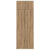 vidaXL Armario de almacenamiento 3 pcs Roble artesanal
