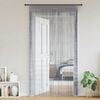 vidaXL Cortinas de tiras 2 uds gris claro 140x250 cm