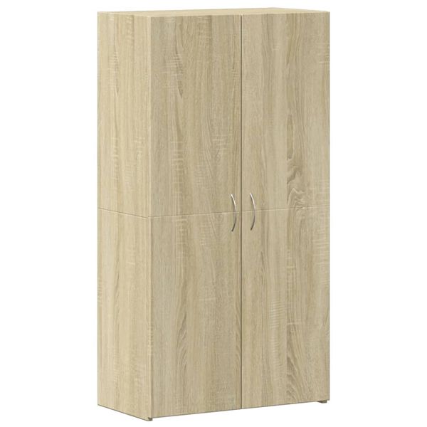 vidaXL Armario archivador madera ingenier&iacute;a roble Sonoma 60x32x115 cm