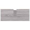 vidaXL Mueble de baño madera de ingeniería gris Sonoma 80x33x60 cm