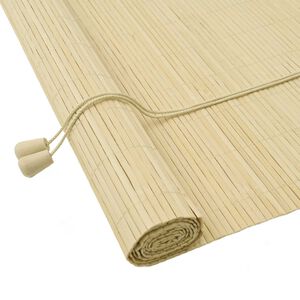 vidaXL Estor enrollable Natural 40 x 160 cm Bamb&uacute;
