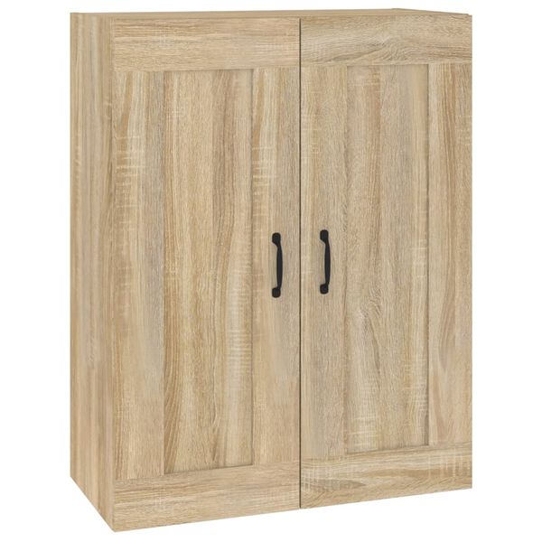 vidaXL Armario colgante de pared roble Sonoma 69,5x32,5x90 cm