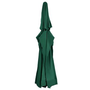 vidaXL Tela de repuesto para sombrilla verde 610 cm