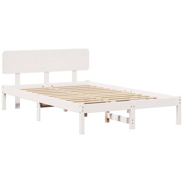 vidaXL Estructura de cama 120 x 190 cm Madera de pino macizo