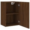 vidaXL Muebles de TV de pared 2 uds madera marr&oacute;n roble 40,5x30x60 cm