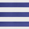 vidaXL Toldo retr&aacute;ctil aluminio y tela azul y blanco 5x3 m