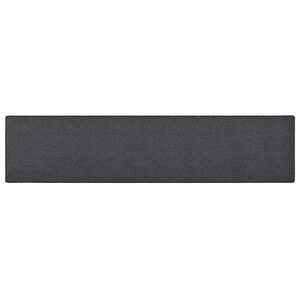 vidaXL Alfombra de pasillo gris antracita 50x250 cm