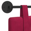 vidaXL Cabecera Colgante Rojo vino 190 x 55 x 5 cm Terciopelo