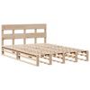vidaXL Estructura de cama sin colch&oacute;n madera maciza de pino 140x190 cm