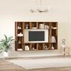 vidaXL Conjunto de mueble de TV 4 pcs Marr&oacute;n 37 x 37 x 142,5 cm