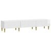 vidaXL Mueble de TV 147 x 34,5 x 30 cm Blanco Brillante