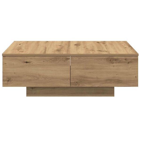 vidaXL Mesa de centro madera de ingeniería roble artisan 90x60x31 cm