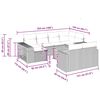 vidaXL Set de sof&aacute;s de jard&iacute;n 11pzas con cojines rat&aacute;n sint&eacute;tico beige