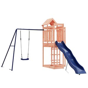 vidaXL Parque infantil de exterior madera maciza Douglas