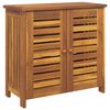 vidaXL Armario de Jard&iacute;n con estante con puerta Natural 75 x 35 x 70cm