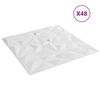 vidaXL Paneles de pared 48 pcs 50 x 50 cm Espuma XPS