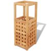 vidaXL Parag&uuml;ero 18x18x50 cm madera maciza de nogal