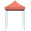 vidaXL Carpa de Fiesta Terracota 200 x 200 x 306 cm Tela Oxford