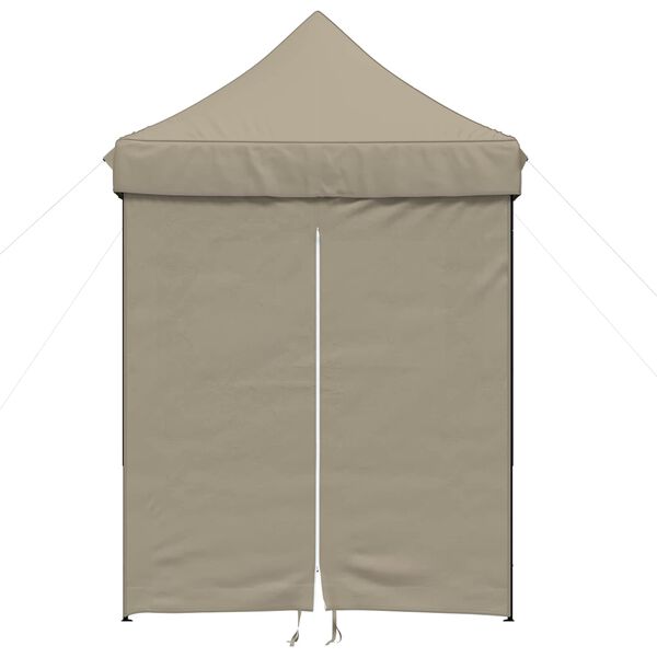 vidaXL Carpa de Fiesta Taup&eacute; 200 x 200 x 306 cm Tela Oxford