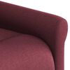vidaXL Sill&oacute;n reclinable el&eacute;ctrico tela rojo tinto