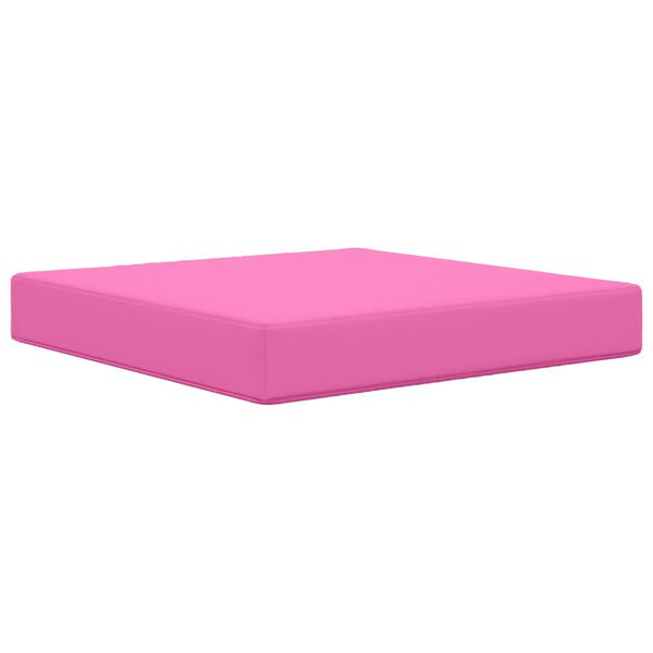 vidaXL Coj&iacute;n para sof&aacute; de exterior 3 pcs Rosa Poli&eacute;ster