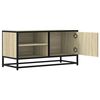 vidaXL Mueble TV metal y madera ingenier&iacute;a roble Sonoma 80x34,5x40 cm