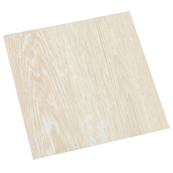 vidaXL Tableros de Suelo 55 pcs Beige 5,11 m&sup2; PVC