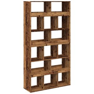 vidaXL Separador de ambientes madera envejecida 100x33x187,5 cm