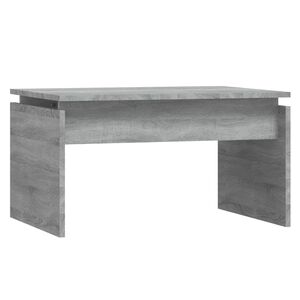vidaXL Mesa de centro madera contrachapada gris Sonoma 68x50x38 cm