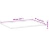 vidaXL Tablero escritorio madera maciza acacia sin tratar 100x70x2 cm