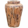 vidaXL Jarr&oacute;n decorativo de madera maciza de teca 40x60 cm