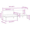 vidaXL Sof&aacute;s centrales de palets jard&iacute;n y cojines 2 uds madera acacia