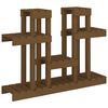 vidaXL Soporte para plantas madera maciza pino miel 104,5x25x77,5 cm
