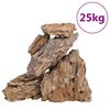 vidaXL Piedras de drag&oacute;n mezcla de colores 25 kg 10-30 cm