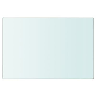 vidaXL Panel de estante vidrio claro 20x30 cm