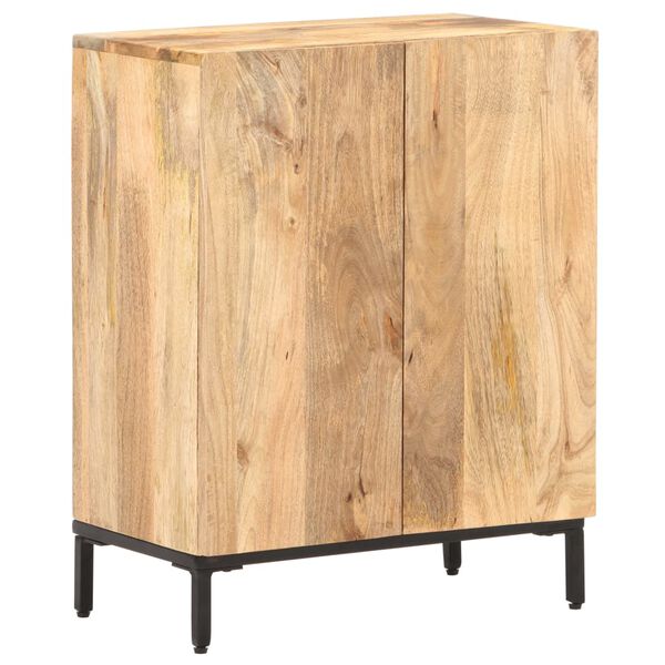 vidaXL Aparador de madera maciza de mango 60x35x77 cm