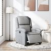 vidaXL Sill&oacute;n reclinable el&eacute;ctrico tela gris claro
