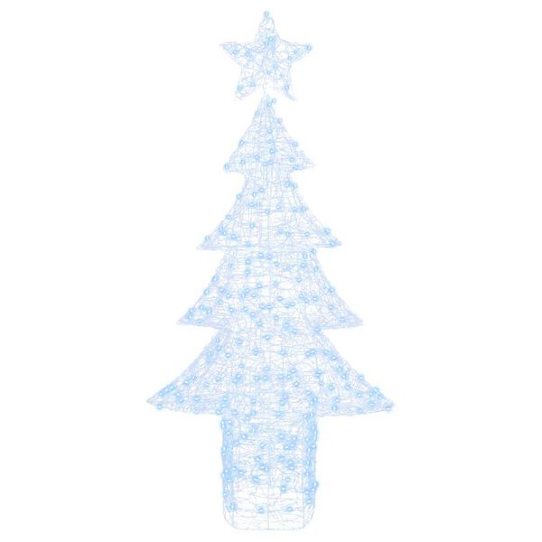 vidaXL Árbol de Navidad con 240 LED frío 180 cm Acrílico